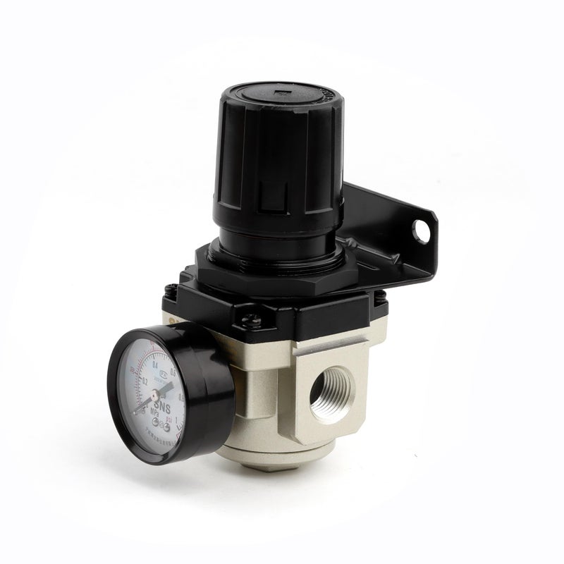 SNS AR4000-N04 Female Thread 1/2 NPT Air Pressure Regulator 0-150 PSI Adjustable,Bracket,Gauge - Image 1